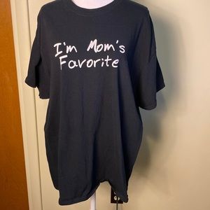 I’m Moms Favorite Black T-Shirt